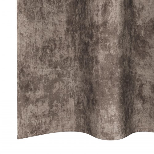 Velvet Gardiner 2 stk med Øjer Cappuccino 260x140 cm