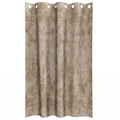 Velour Gardiner Champagne Polyester 140 x 175 cm