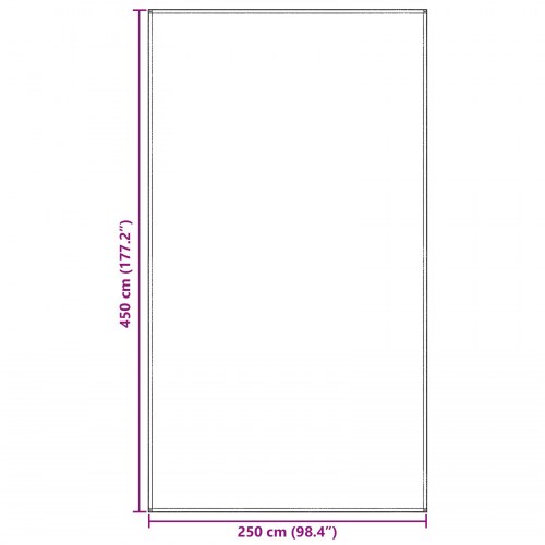 Telt Tilbehør Lysegrå Polybomuld 250 x 450 cm Telt Tilbehør