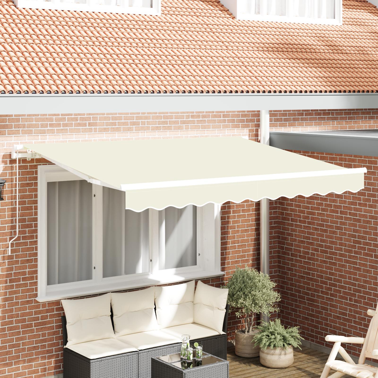 Reservedug til markise Creme 350 x 200 cm Kanvas