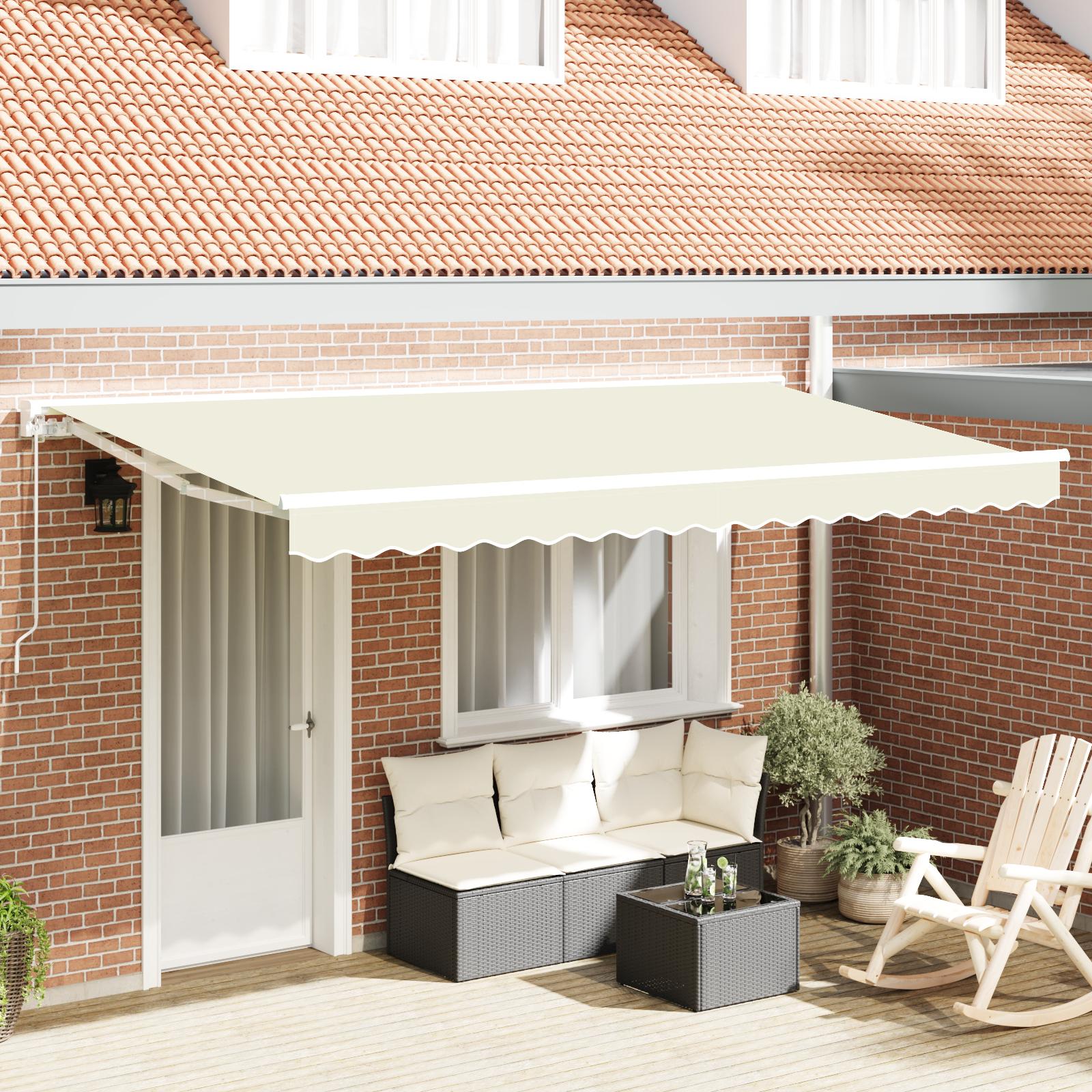 Reservedug til markise Creme 400 x 200 cm Kanvas
