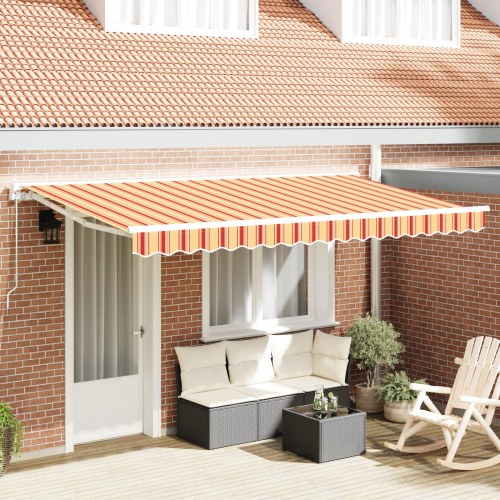 Markise stof til 4x2 m ramme multicolor stribe