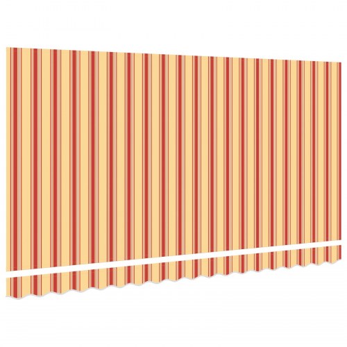 Markise stof til 4x2 m ramme multicolor stribe