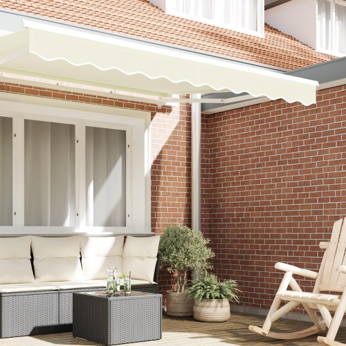 Markise valance til 2,5 m ramme Creme 2,3x0,2 m