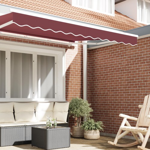Markise Valance til 2.5 m Ramme Bordeaux 2.3x0.2 m