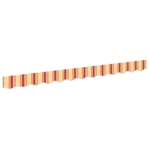 Markisestykke til 2,5 m ramme Multifarvet 2,3x0,2 m