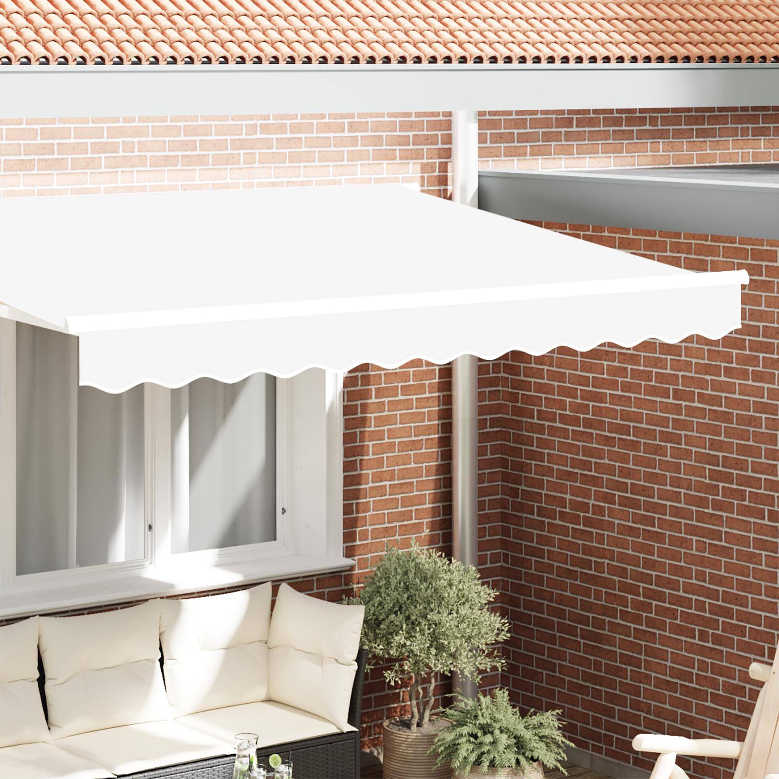 Markise Valance til 2.5 m Ramme Hvid 2.3x0.2 m