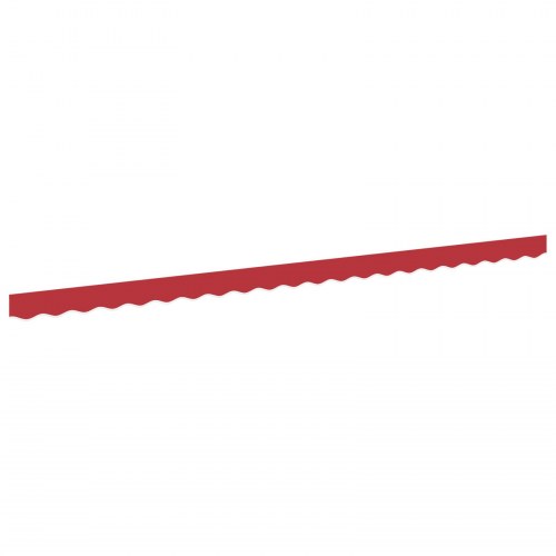 Markise Valance til 5 m ramme Rød 4.8x0.2 m