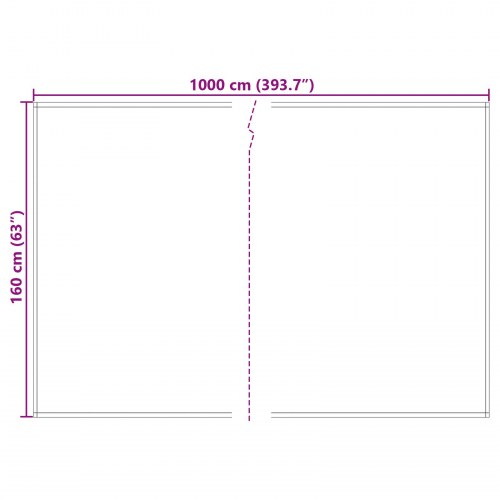 Teltstof til udskiftning multicolor 10x1.6 m