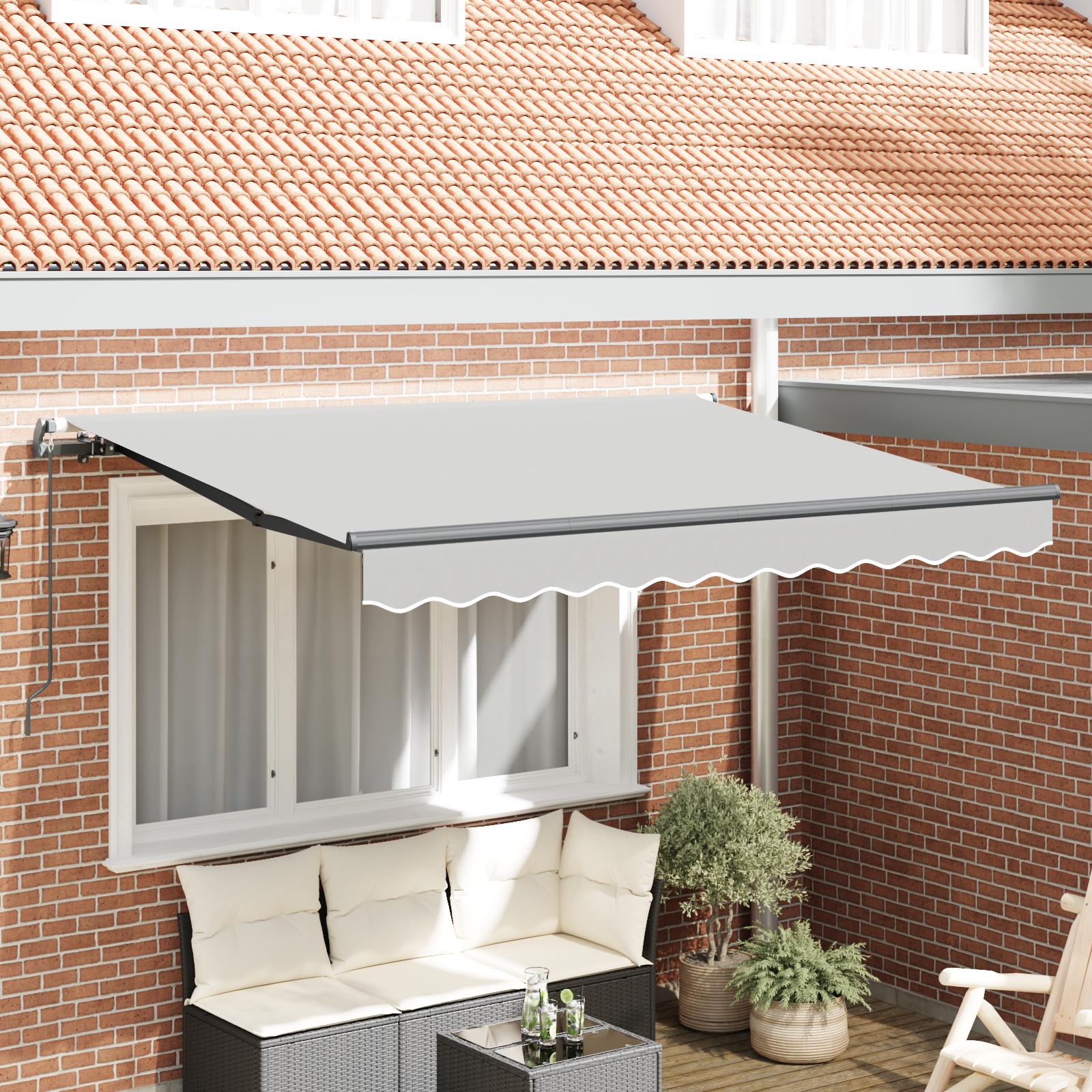 Markiseramme Antracit 3.5 x 2 m Metal