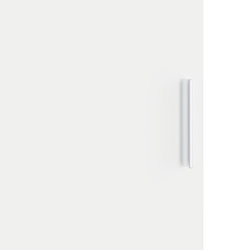 Skrivebord med opbevaring med dør 2 stk Hvid 102 x 50 x 124 cm