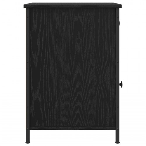 Sengeborde 2 stk. sort eg 40 x 42 x 60 cm