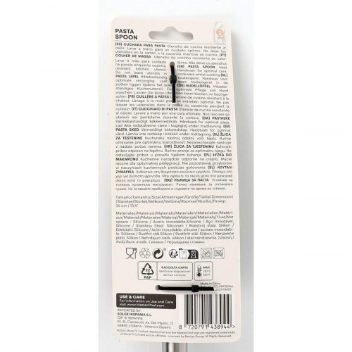 MasterChef pastaske i silikone og rustfrit stål 34 cm (24 stk.)