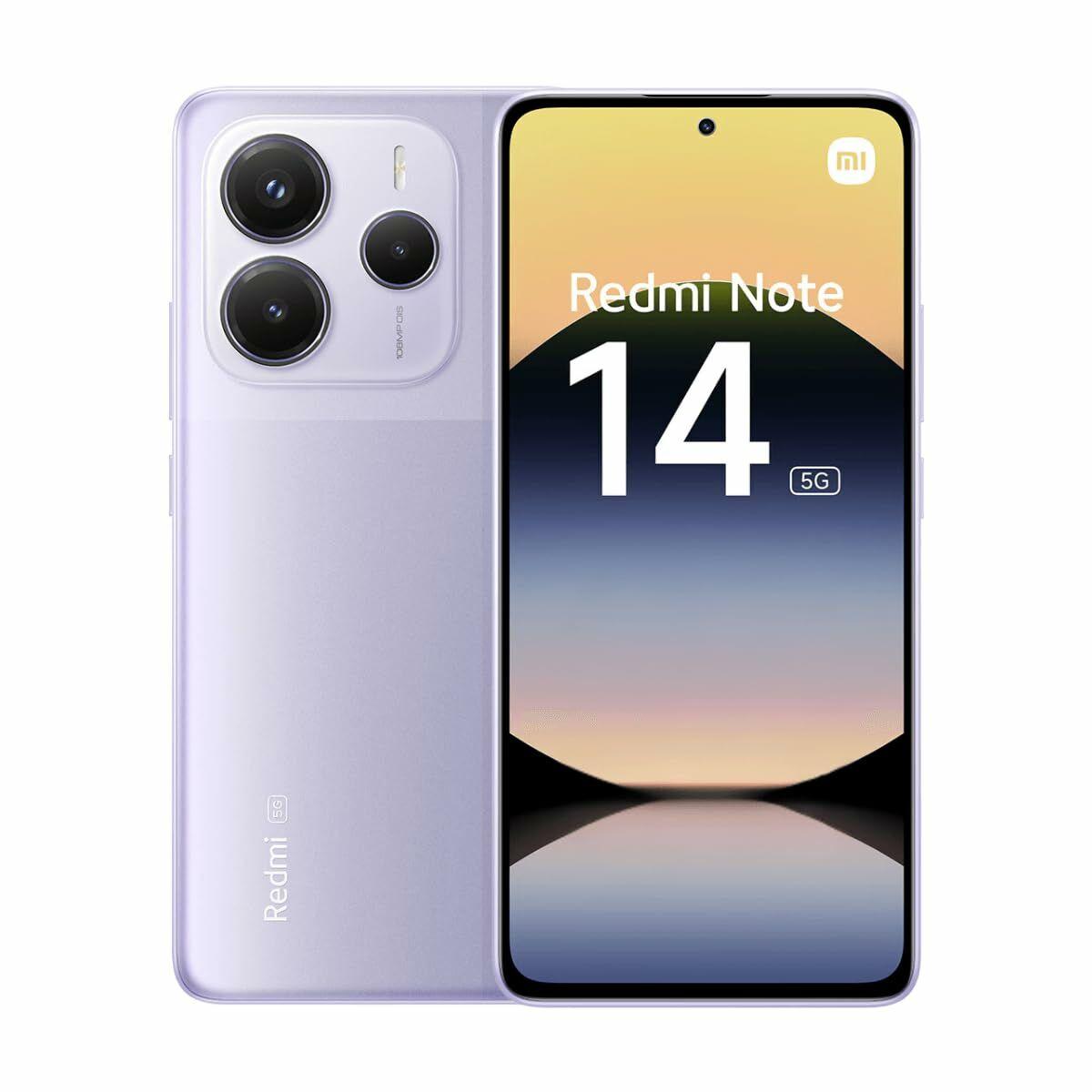 Smartphone Xiaomi Redmi Note 14 8 Gb Ram 256 Gb Lilla Lavendel 6 67  "