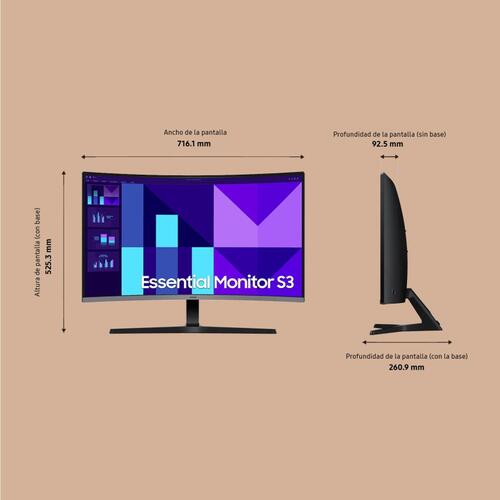 Samsung S32D392GAU 32" Full HD gaming skærm (LED, 4 ms)