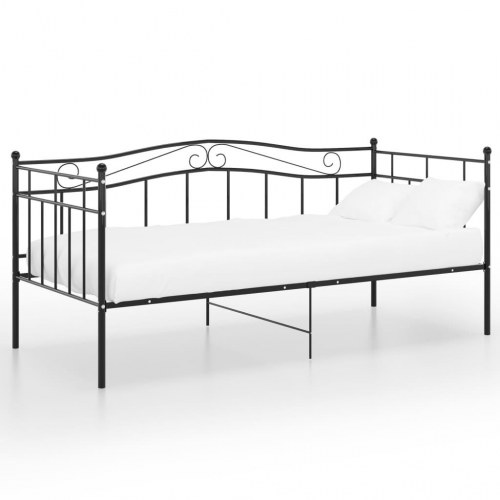 Sengestel til sovesofa 90 x 200 cm - sort