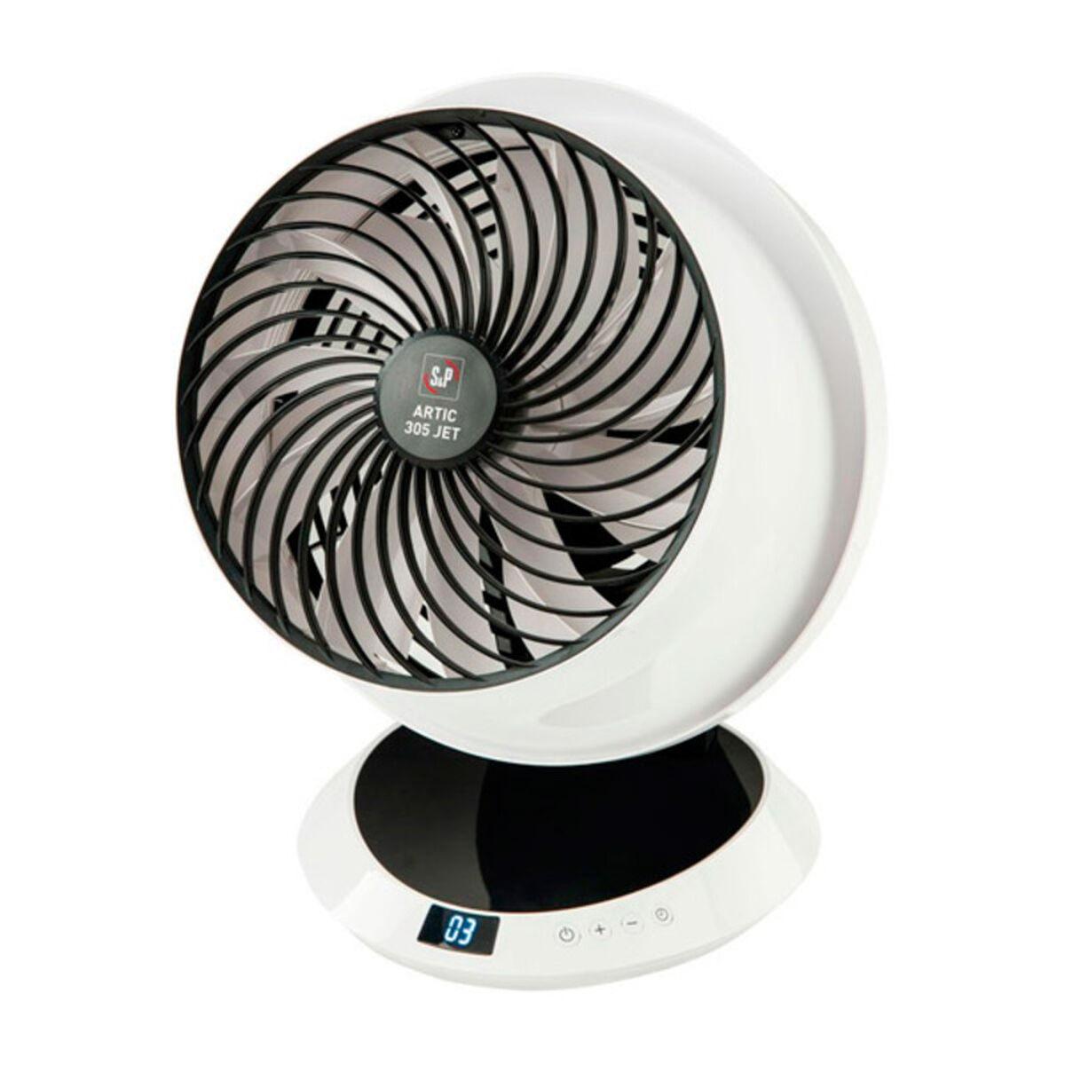 S&P ARTIC-305 JET bordventilator 30 W - sort/hvid