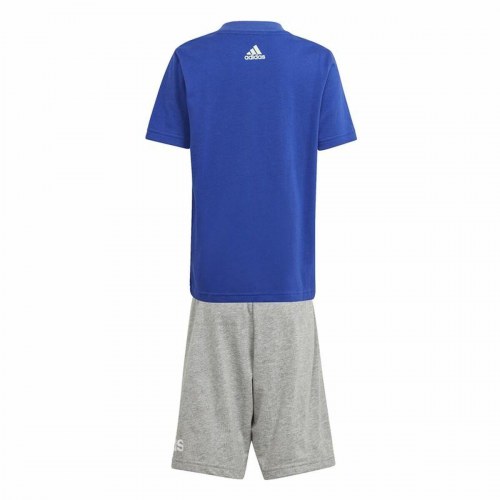 Adidas Essentials sportssæt til børn - blå/grå (4-5 år)