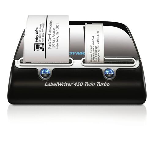 Dymo LabelWriter 450 Twin Turbo etiketprinter (sort)