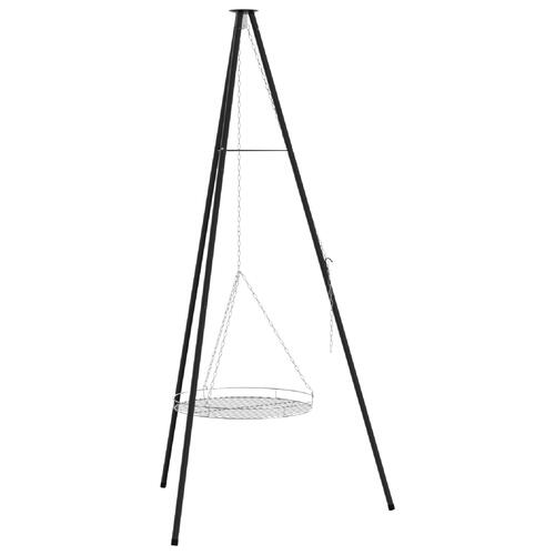 Campfire Cooking Tripod med Grillrist 170 cm Stål