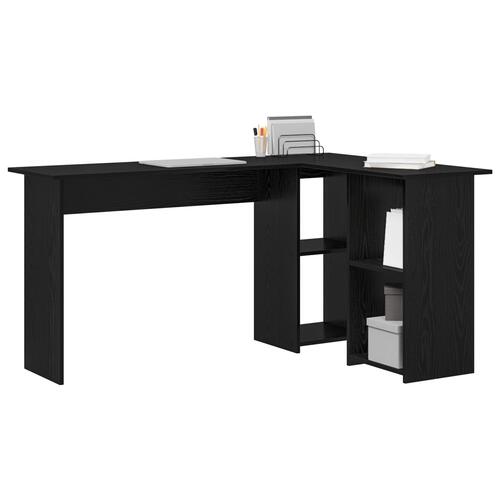 Sort egetræ skrivebord Sort egetræ Konstrueret træ Medium