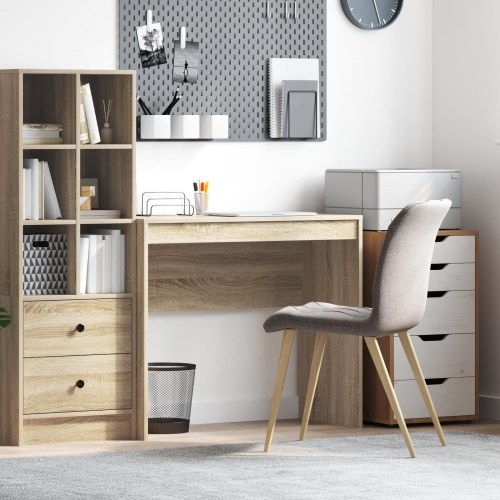Skrivebord Sonoma Eg Konstrueret Træ 90 x 40 x 76 cm Skrivebord