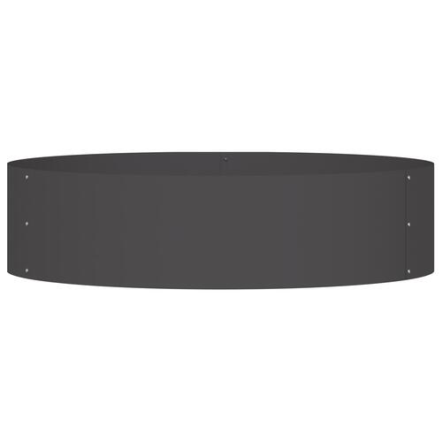 Stor Metalplante Sort Metal Stor Holdbar Rund Minimalistisk