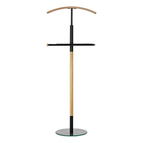 Stumtjener Sort Træ Metal (47 x 30 x 117 cm)