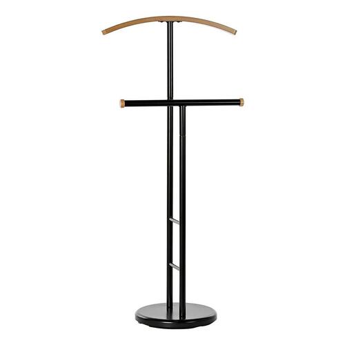 Stumtjener Sort Træ Metal (46 x 28 x 104 cm)
