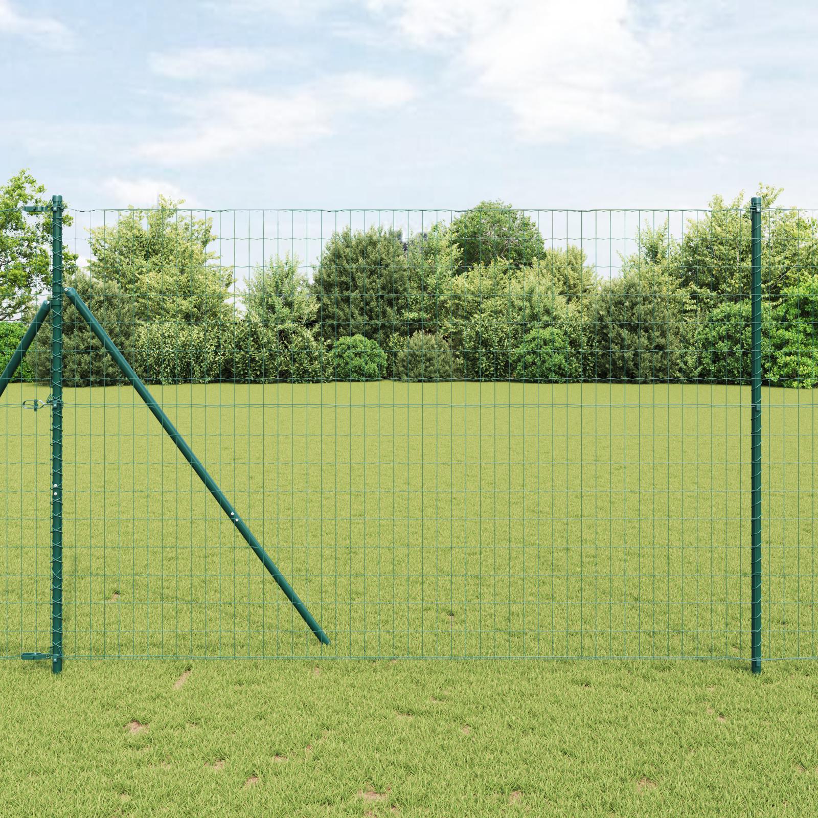 Euro Hejn Grøn 1.5 x 10 m PVC-belagt jern