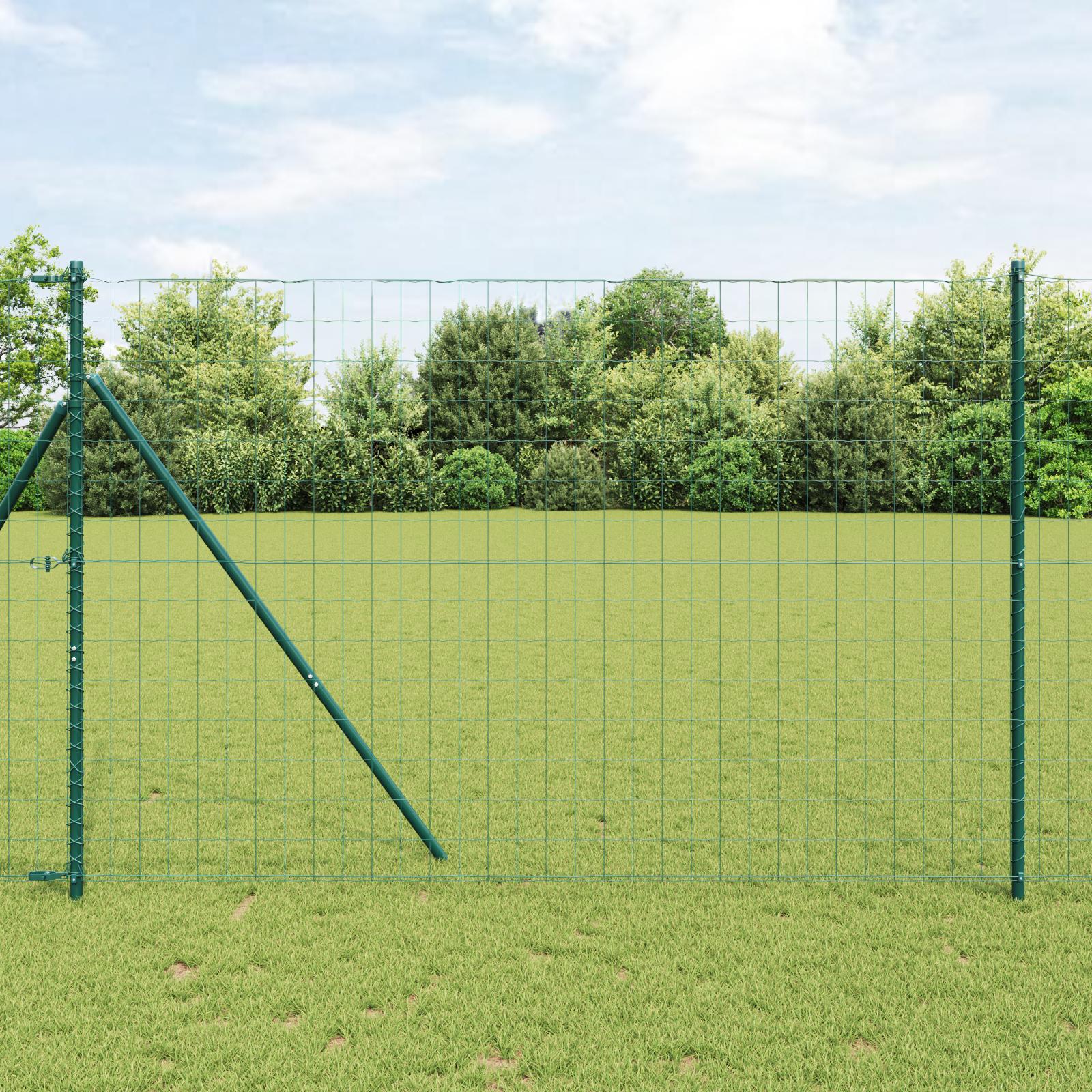 Euro Hejn Grøn 1.5 x 10 m PVC-belagt jern