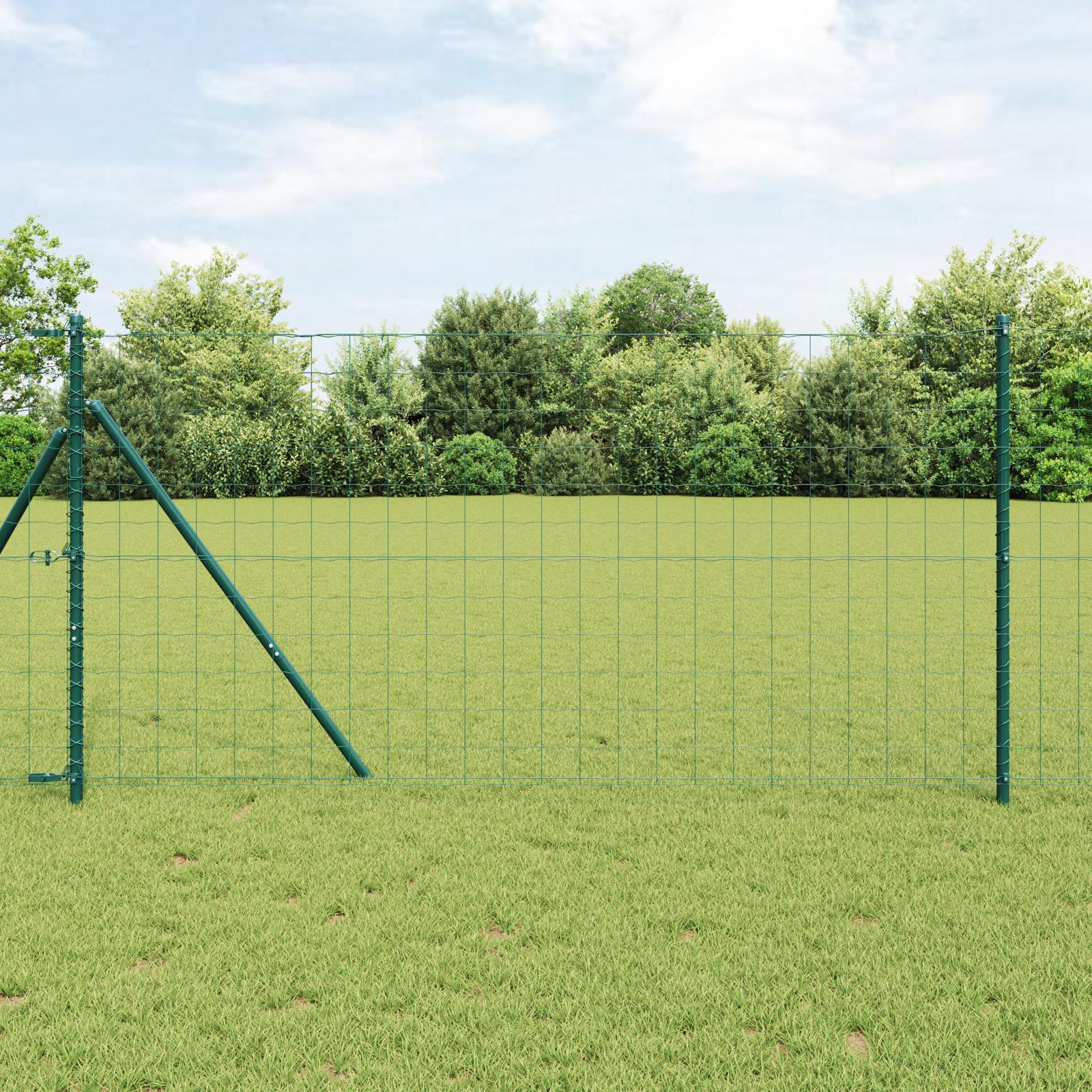 Euro Hejn Grøn 1.4 x 10 m PVC-belagt jern