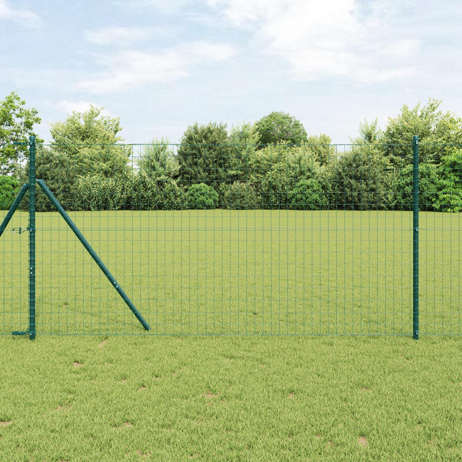 Euro Hejn Grøn 1.2 x 25 m PVC-belagt jern