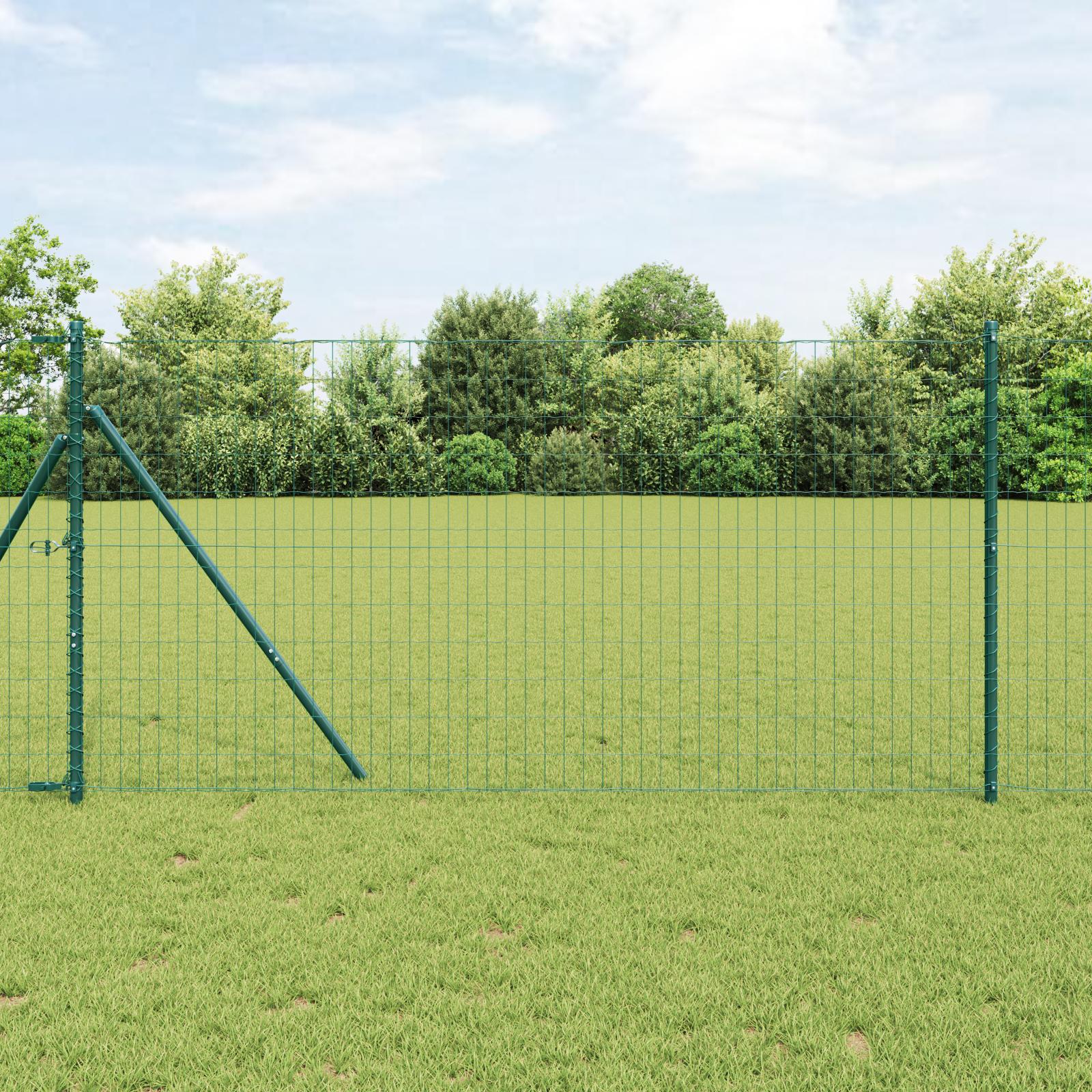 Euro Hejn Grøn 1.2 x 25 m PVC-belagt jern