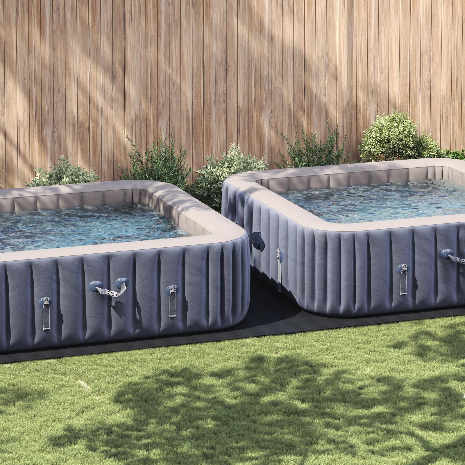 Pool Bundark Andet Sort 820 x 420 cm Polyester geotekstil billede