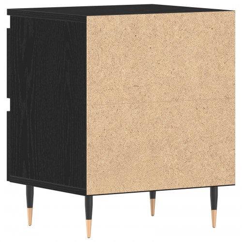 Natskab Sort Eg 40x35x50 cm Ingeniørtræ