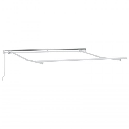 Utrækkelig Markise Sort 350 x 250 cm Stof