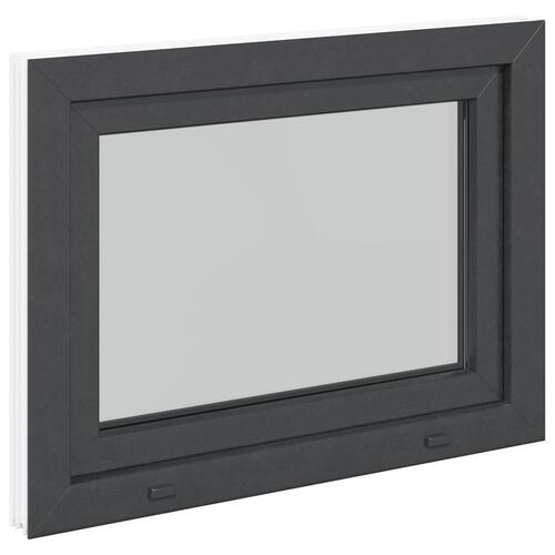 Kældervindue "RISOR" 80x70 cm dreje-kip DIN højre antracit