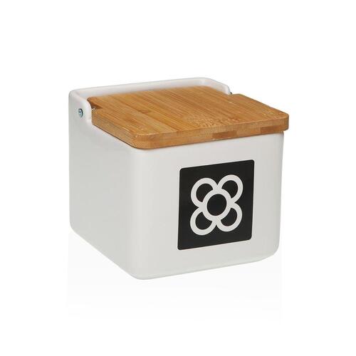 Saltbøsse med låg Versa Keramik 12,2 x 11,5 x 12,2 cm
