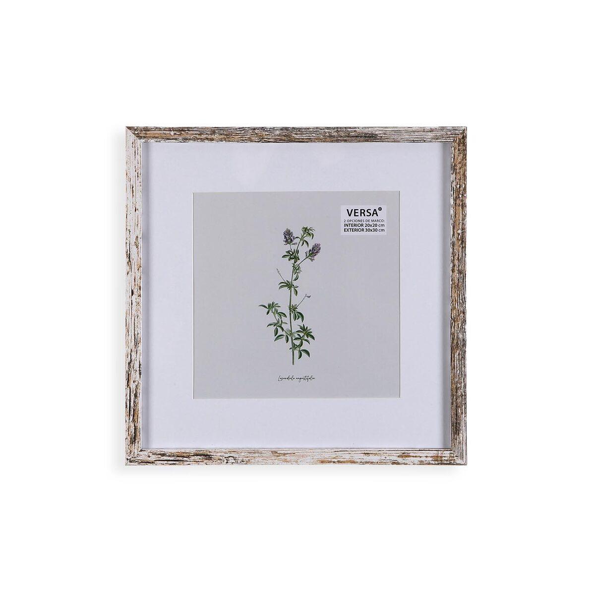 Versa fotoramme i træ/MDF, firkantet 32 × 32 cm - brun