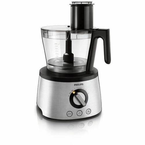 Philips foodprocessor 1300 W - sølvfarvet