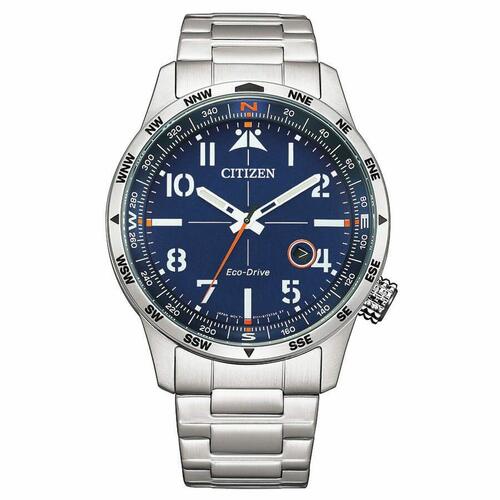 Citizen herreur BM7550-87L - blå skive, Eco-Drive