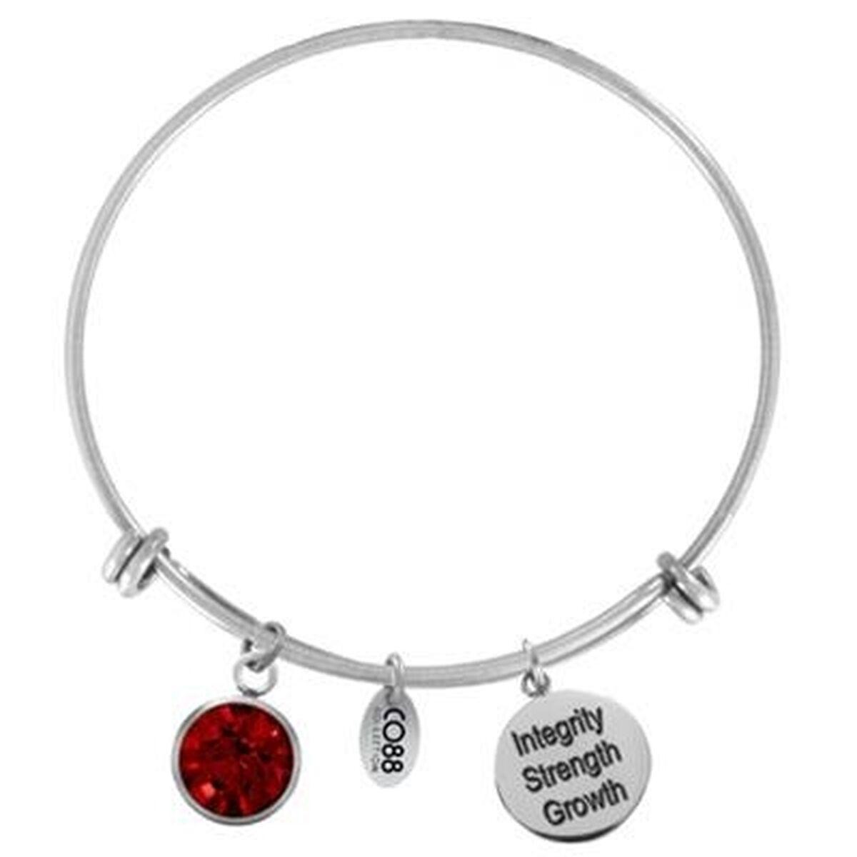 CO88 Collection armbånd til kvinder - sølvfarvet med vedhæng