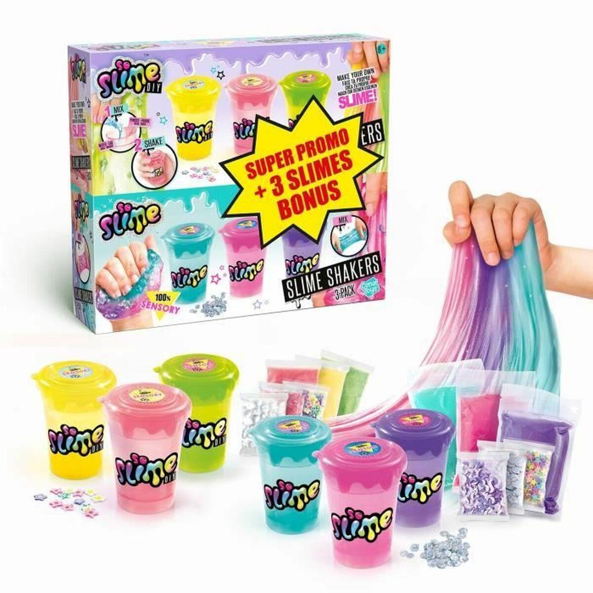 Modellervoks Spil Canal Toys Agitadores De Slime 3 + 3 Extra