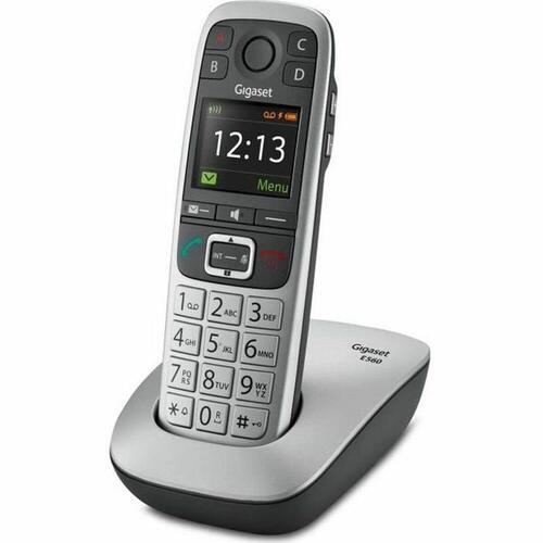 Trådløs telefon Gigaset E560 Sort/Sølvfarvet Sølvfarvet
