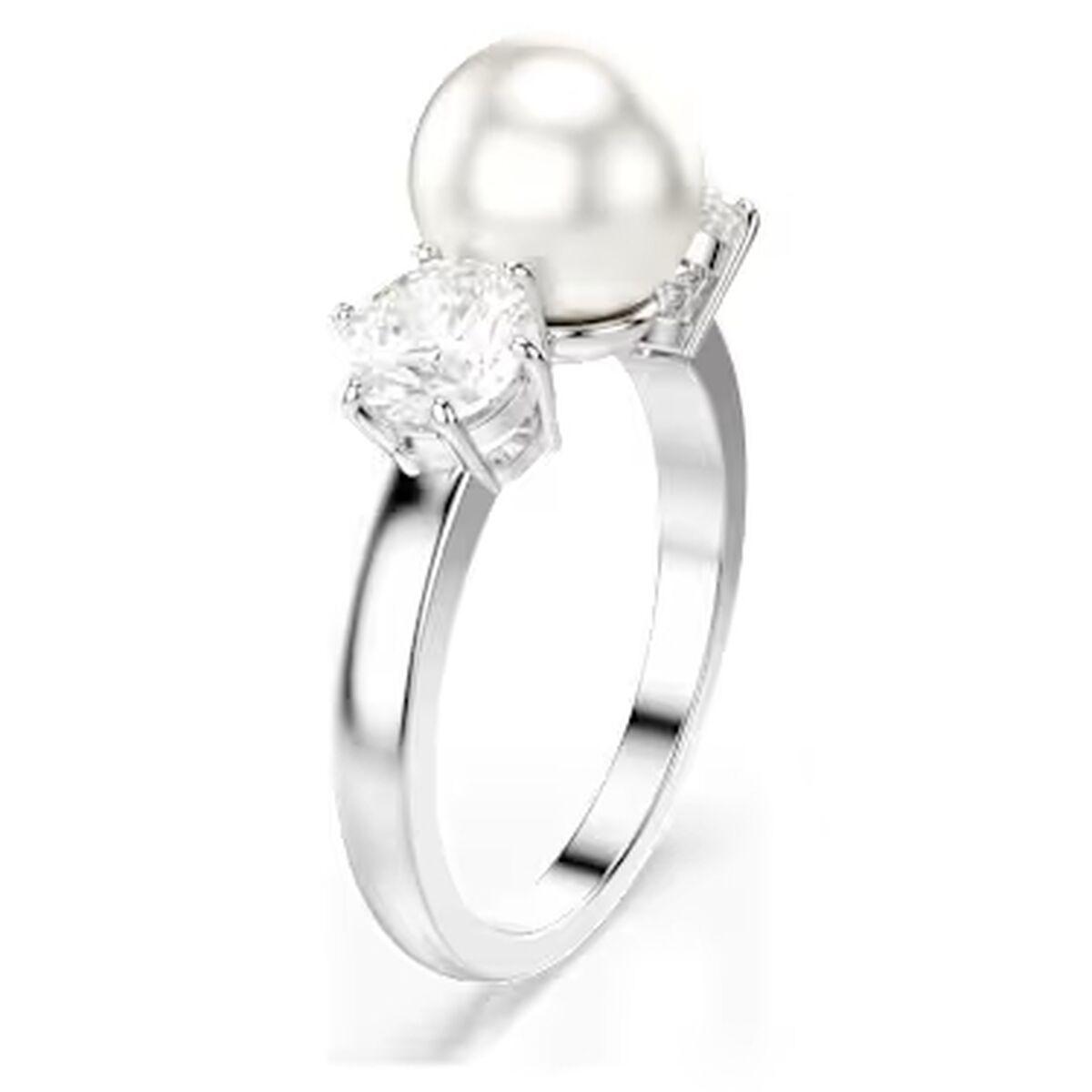 Swarovski ring til kvinder - sølvfarvet, str. 12