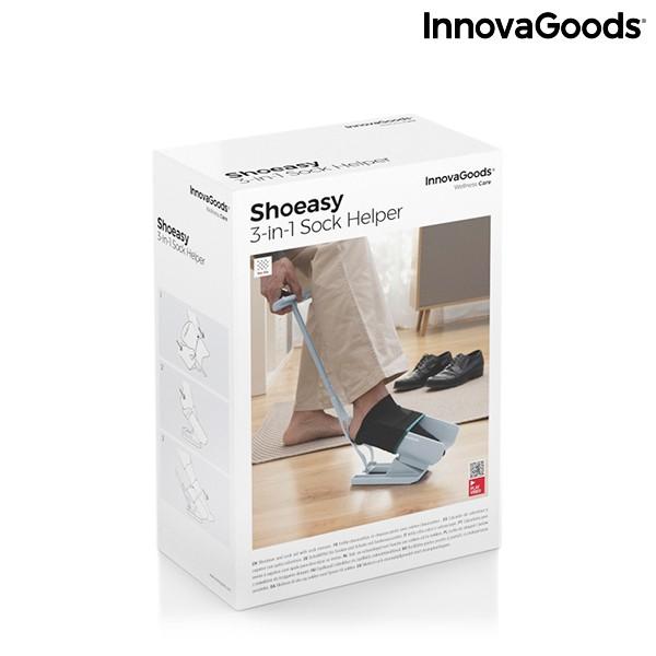 Hjælpemiddel til sokker skohorn med sokkefjerner Shoeasy InnovaGoods