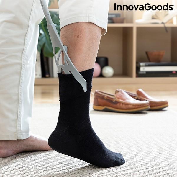 Hjælpemiddel til sokker skohorn med sokkefjerner Shoeasy InnovaGoods