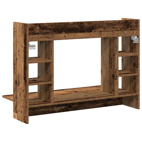 Væghængt Skrivebord Slidt Træ 105x48x75 cm Konstrueret Træ