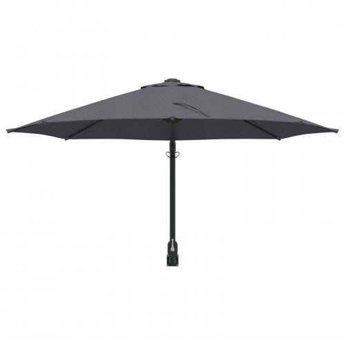 Patio parasol Antracit Pulverlakeret stål, Polyester Stor